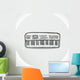Music keyboard Wall Decal