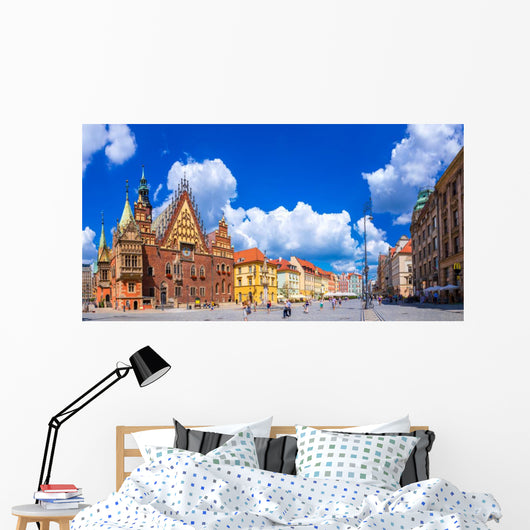 City Hall in Wroclaw Wall Mural