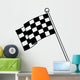 Checkered Flag Wall Decal