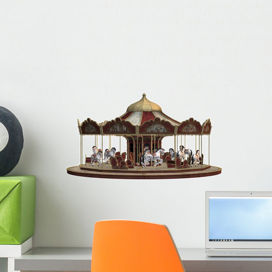 Vintage Carousel Wall Decal