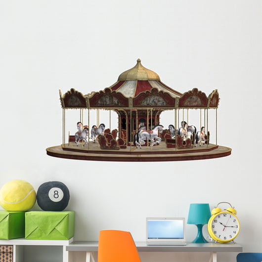 Vintage Carousel Wall Decal