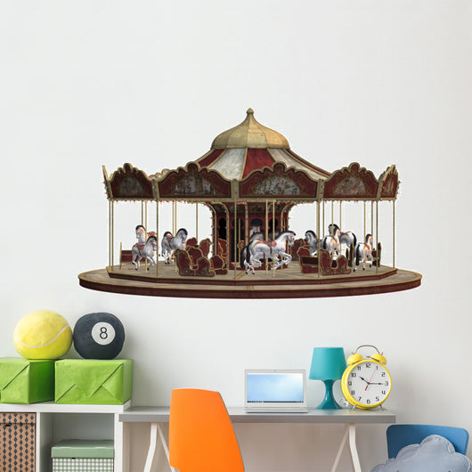 Vintage Carousel Wall Decal