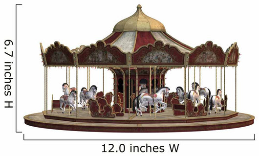 Vintage Carousel Wall Decal
