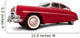 Hudson Hornet 1952 Wall Decal