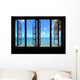 Maldives Beach Window Wall Mural