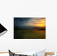 Rain and sunset Wall Mural