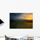 Rain and sunset Wall Mural
