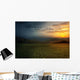 Rain and sunset Wall Mural