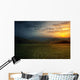 Rain and sunset Wall Mural