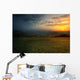 Rain and sunset Wall Mural