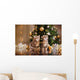 British Kitten Christmas Wall Mural