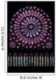 North Rose Window Wall Mural