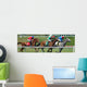 Race Horses on the Turf Wall Mural