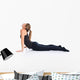 Sport woman stretching Wall Decal