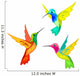 Stylized Hummingbirds Wall Decal
