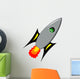 Alien in Rocket Wall Decal