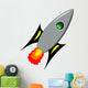 Alien in Rocket Wall Decal
