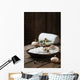 Spa Concept with Daisies Horizontal Wall Decal
