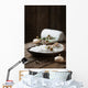 Spa Concept with Daisies Horizontal Wall Decal