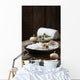 Spa Concept with Daisies Horizontal Wall Decal