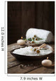 Spa Concept with Daisies Horizontal Wall Decal