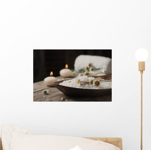 Spa Concept with Daisies Wall Decal