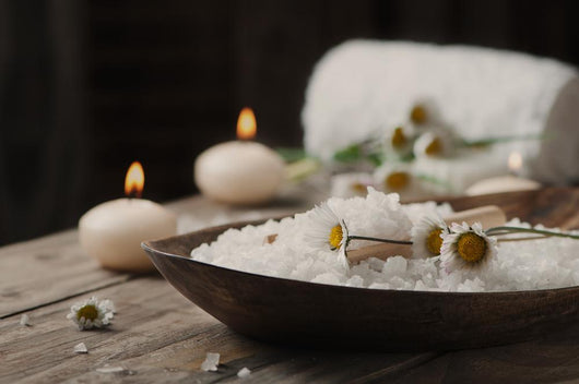 Spa Concept with Daisies Wall Decal