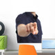 Close up of a man hand pointing at camera Wall Decal