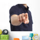 Close up of a man hand pointing at camera Wall Decal