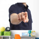 Close up of a man hand pointing at camera Wall Decal