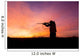Rifle Hunter Silhouetted Sunrise Wall Decal
