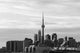 Part Toronto Skyline from Wall Decal