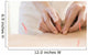 Women Undergoing Acupuncture Waist Wall Decal