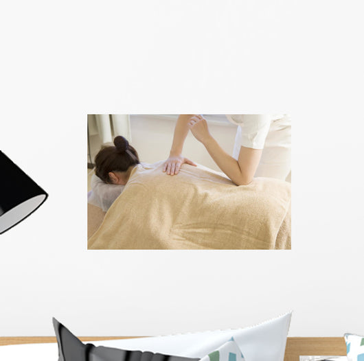 Female Masseuse Wall Decal
