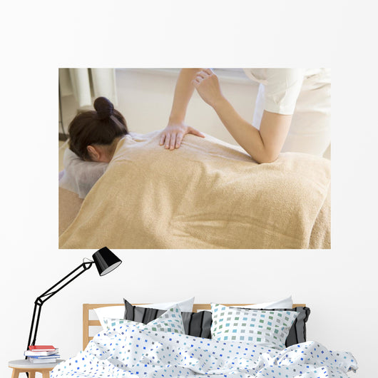 Female Masseuse Wall Decal