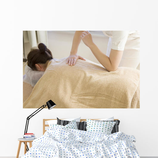Female Masseuse Wall Decal
