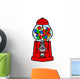 Gumball Machine Wall Decal