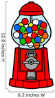 Gumball Machine Wall Decal