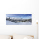 Snowy Slope Mountains Wall Decal