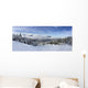 Snowy Slope Mountains Wall Decal