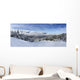 Snowy Slope Mountains Wall Decal