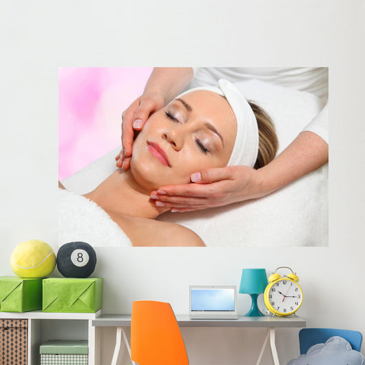 Gesichtsmassage Wall Mural