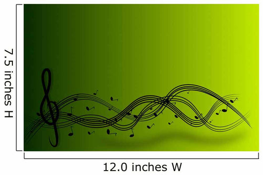 Treble clef background Wall Mural