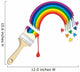 Creative Painted Rainbow Wall Decal