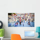 Hektische Einkaufszeit Wall Mural