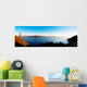 Panoramic view of Golden Gate bridge, San Francisco, USA. Wall Mural