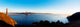 Panoramic view of Golden Gate bridge, San Francisco, USA. Wall Mural