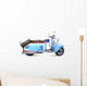 Vintage motor scooter Wall Decal