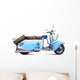 Vintage motor scooter Wall Decal