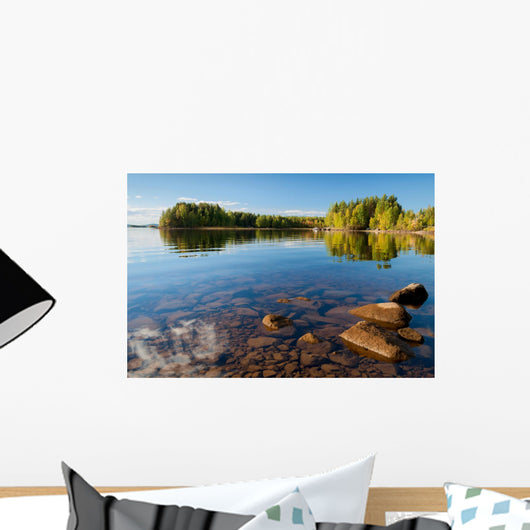 Herbststimmung in Finnland Wall Mural